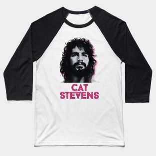 Cat stevens\\retro fan art Baseball T-Shirt